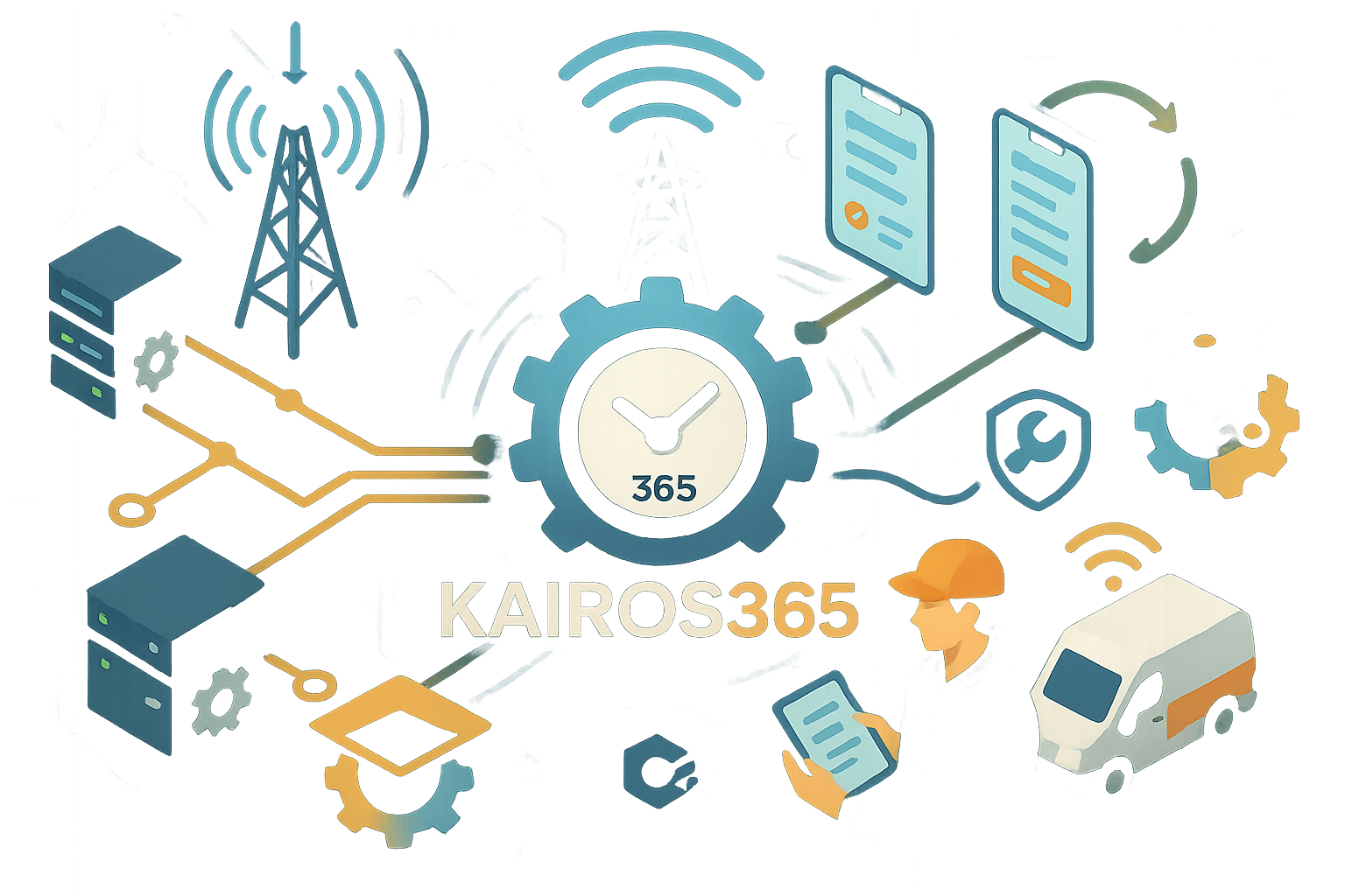 Implantación de Kairos365 FSM en Operadora Móvil